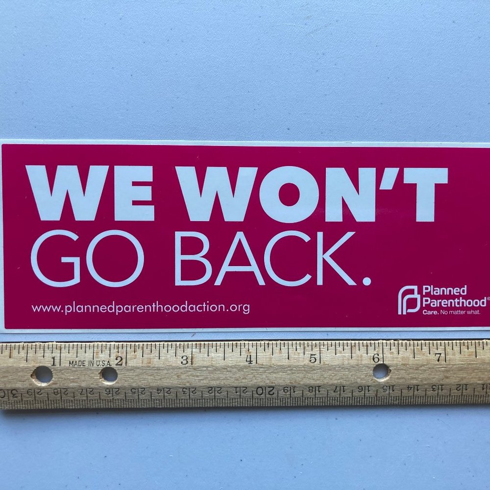 Planned Parenthood Car Bumper Sticker